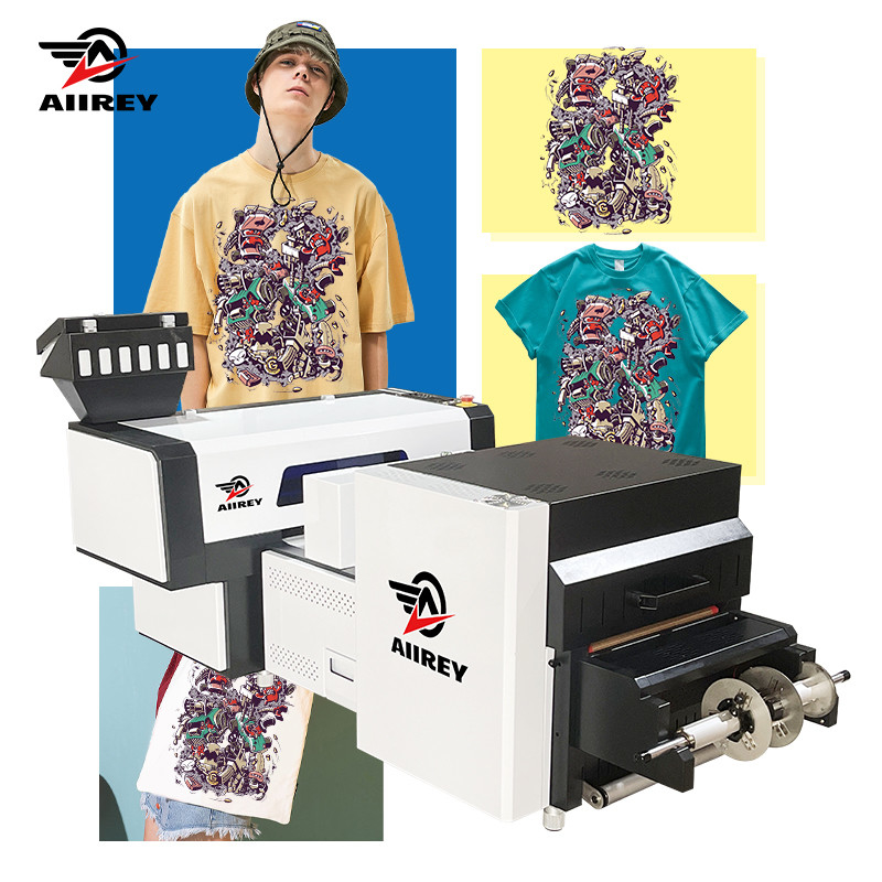 Διπλός EPSON I3200 εκτυπωτών μπλουζών A2 CMYK DTF μίνι δονητής Dtf κεφαλιών μηχανών