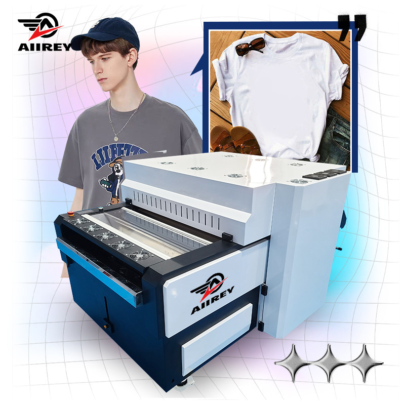 110V 220V 50-60Hz εκτυπωτής DTF μεταφοράς ταινίας με πίσω ψήσιμο και εμπρόσθια θέρμανση ψήσιμο