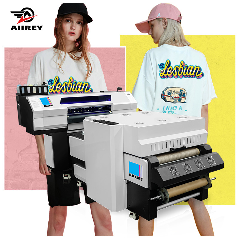 HD Mode DTF Transfer Film Printer 6 Pass 720*1800 Χτυπητή σκόνη αυτόματη επιστροφή σκόνης δωρεάν