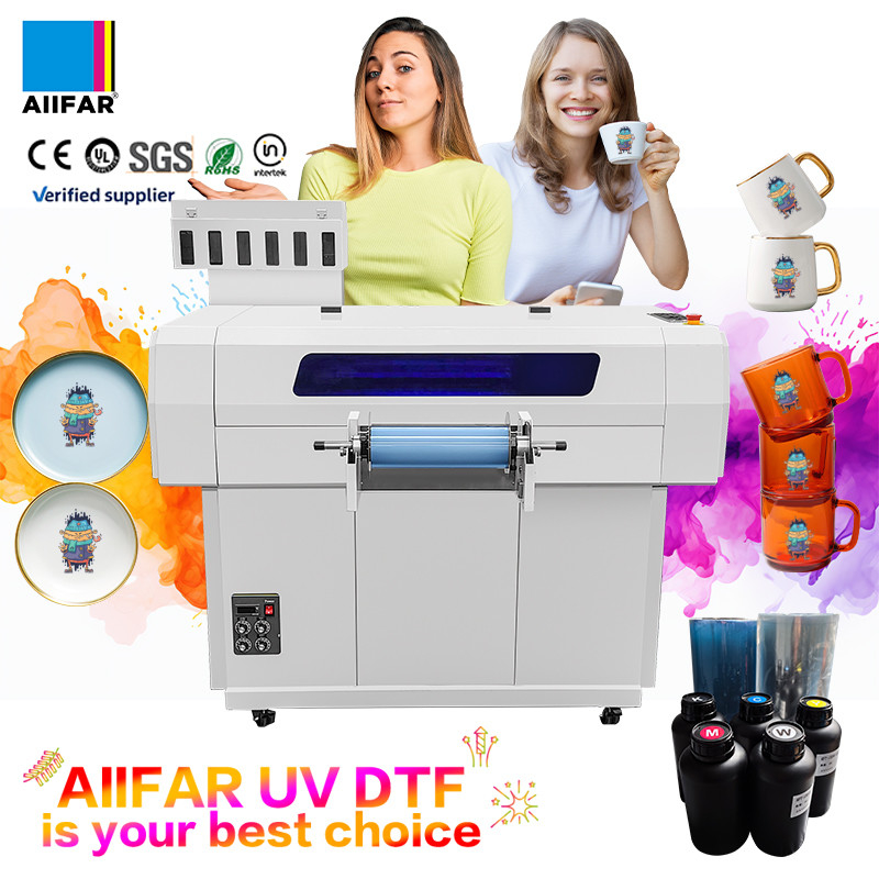 Υψηλής παραγωγικότητας UV DTF εκτυπωτής για εστιατόριο Refinecolor Roll To Roll τεχνολογία