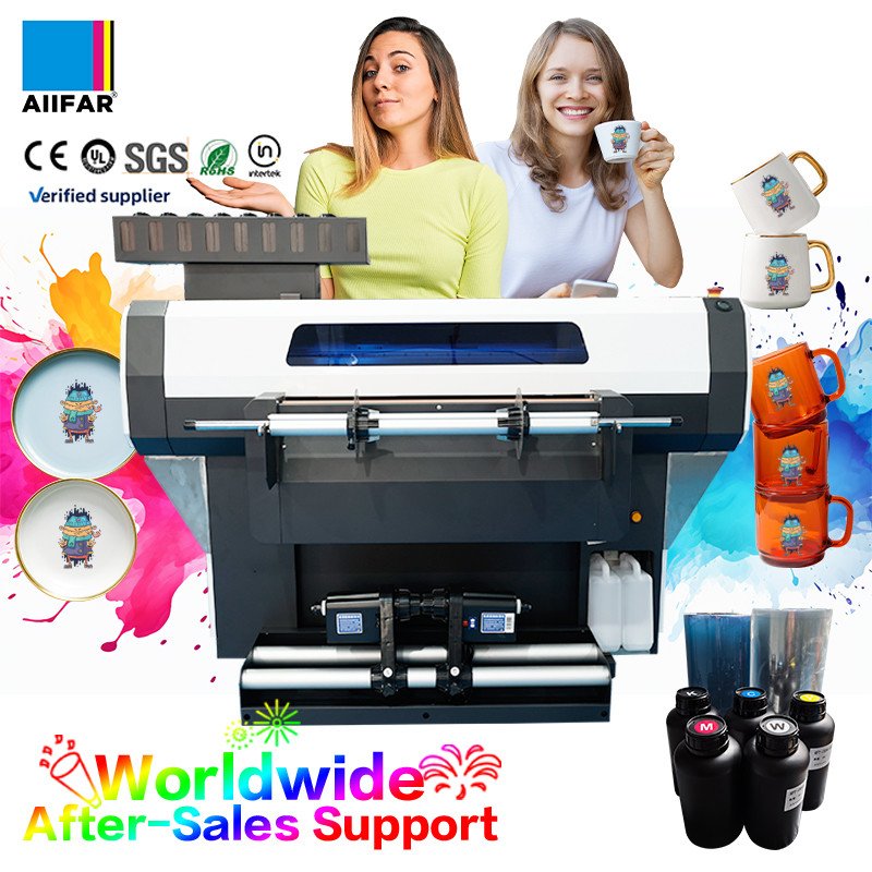 Αυτοματοποιημένος UV DTF Inkjet εκτυπωτής για την παραγωγικότητα 110V/220V Τύπος Κρυστάλλινων αυτοκόλλητων