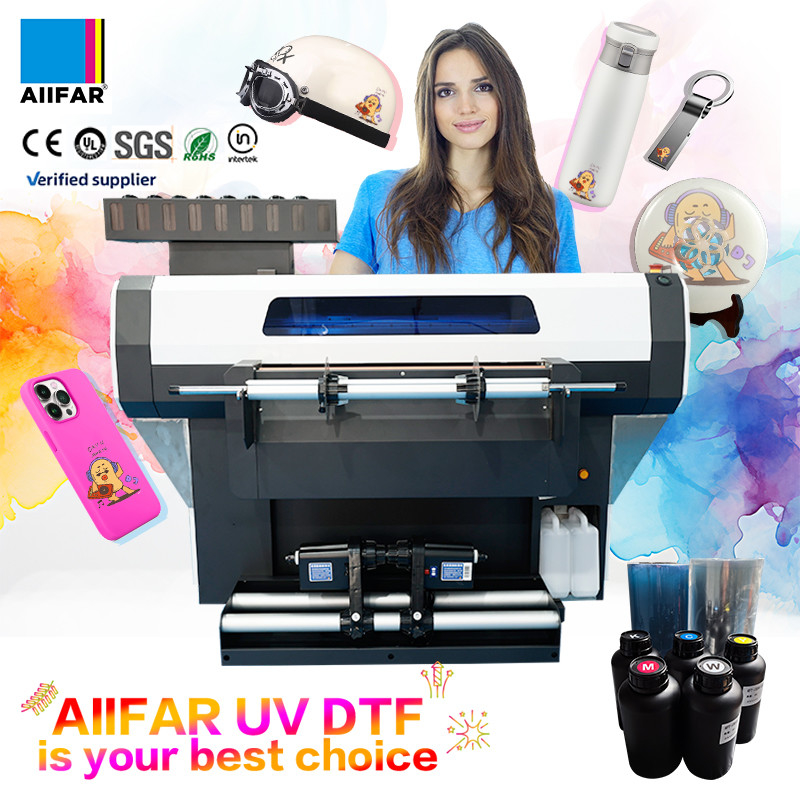 Αυτόματος UV DTF Inkjet εκτυπωτής Κρυστάλλινος αυτοκόλλητος εκτυπωτής με τάση 110V/220V